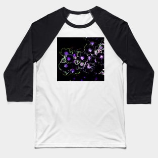 Neon Tree Flower Branch Baseball T-Shirt